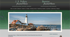 Desktop Screenshot of bernierfuneralhome.net