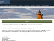 Tablet Screenshot of bernierfuneralhome.net